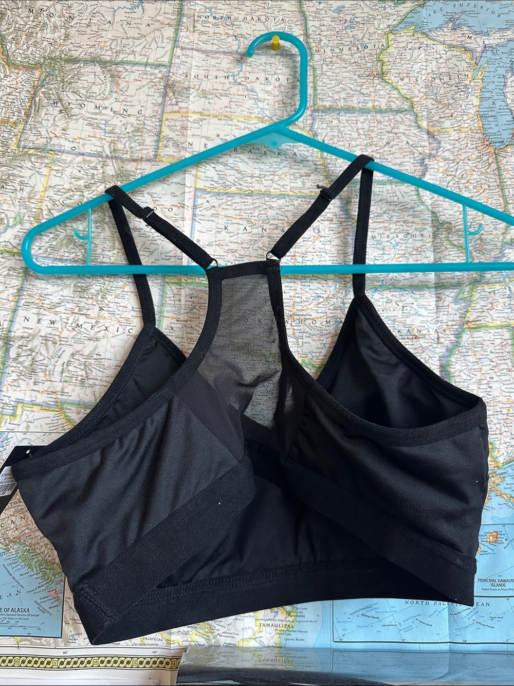 Infinity Raine Black Racerback Sports Bralette - Picture 2 of 5